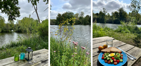 Unusual night in ile de france : Yurt rental at the water's edge